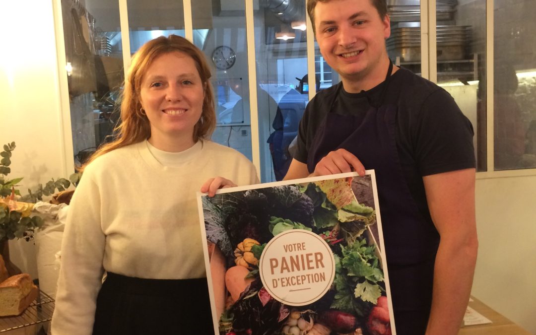 Elsa et Justin, premier point relais pour les paniers Tomato & Co